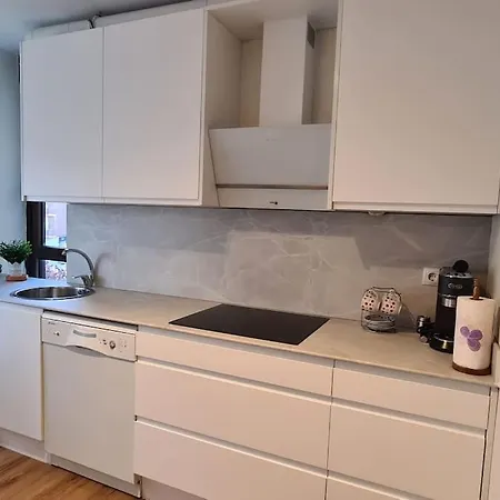 Precioso Piso, Luminoso Y Calido En Santander, Con Parking Gratuito Con Acceso Directo Al Piso Apartment