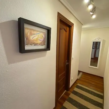 Precioso Piso, Luminoso Y Calido En Santander, Con Parking Gratuito Con Acceso Directo Al Piso Apartment